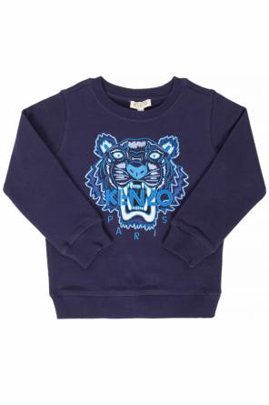 Sweatshirt with a tiger head motif, zdjęcie 1 Sweatshirt with a tiger head motif od Kenzo Kids